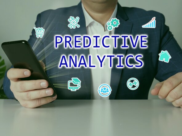 predictive analytics graphic concept